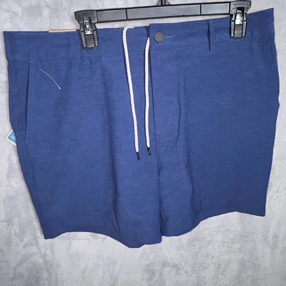 Faherty Belt Loop All Day Shorts 5 blue Mens Size 35 NWT $98